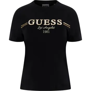 GUESS Dámské tričko TRIČKO BIBIA SS ČERNÉ vel. M