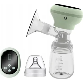 Odsávačka mléka Elektrická odsávačka mateřského mléka růžová 240 ml s regulací síly sání