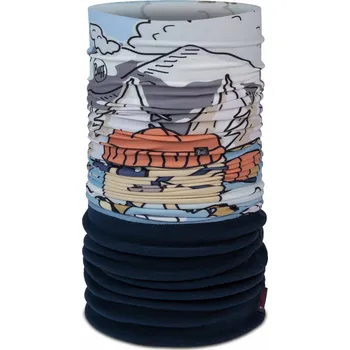 Pánská mikina Nákrčník BUFF FLEECOVÁ MIKINA modrá