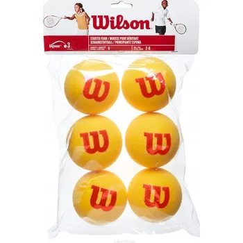 Tenis Metodické tenisové míče WILSON STARTER FOAM 6 Ks