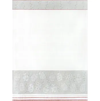 Utěrka Utěrka kuchyňská 50x70 Pascha rezavá bílá na nádobí