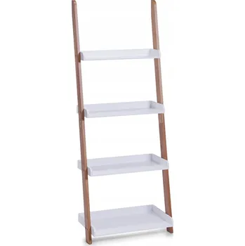 regál Koupelnový regál Zeller, odstíny hnědé, 45 x 55 x 145 cm