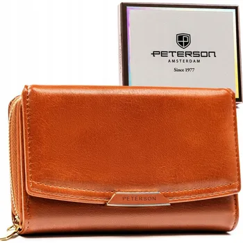 Peněženka Peterson peněženka eko kůže hnědá - dámská