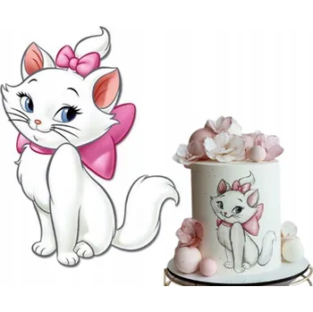 Přisada na vaření a pečení Výtisk na dort cukrová hmota KOČKA MARIE