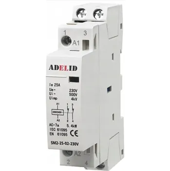 Stykač Modulární stykač Adelid SM2 230 V 25 A