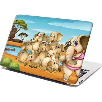 samolepka Sablio Samolepka na notebook Sloni - 29x20 cm