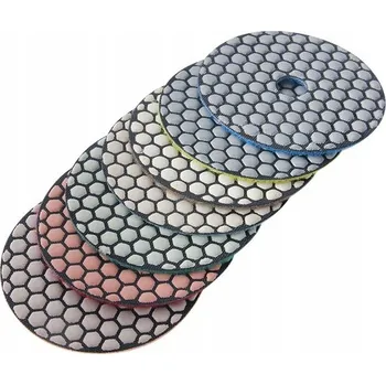 Příslušenství k brusce Brusné kotouče FHU Karasiński 100x22,2 mm pro broušení slinuté dlažby, 7 ks, pro suché broušení