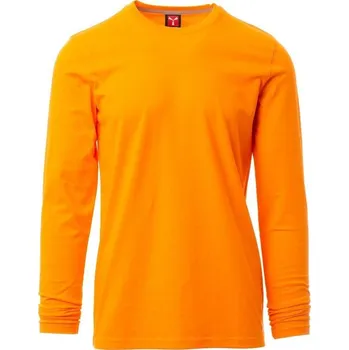 Pánské tričko Payperwear Bavlněné triko Pineta s bočními švy Barva: Oranžová, Velikost: XS