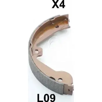 Brzdová čelist ASHIKA Sada brzdových čelistí parkovací brzdy 55-0L-L09 8033001675436