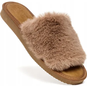 Dámské pantofle Pantofle Horalské domácí pantofle s kožešinou 36-41 PanSzew