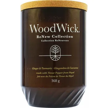 Svíčka Sójová vonná svíčka ZÁZVOR & KURKUMA Woodwick 1 ks