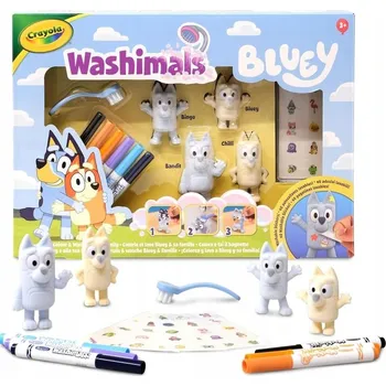 kreativní sada Crayola Washimals Bluey Figurky k vymalování - Kreativní sada 0253