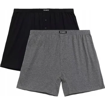 Pánská móda 2-BALENÍ Pánské volné boxerky šortkového střihu Atlantic M