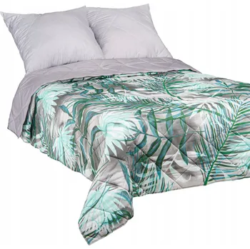 Prostěradlo Narzuta Polskie Tkaniny mikrovlákno 180 cm x 220 cm šedý