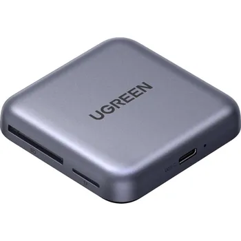 Čtečka paměťových karet Adaptér / čtečka karet 3v1 Ugreen CM898, USB-C, MagSafe, SD/TF (černý)