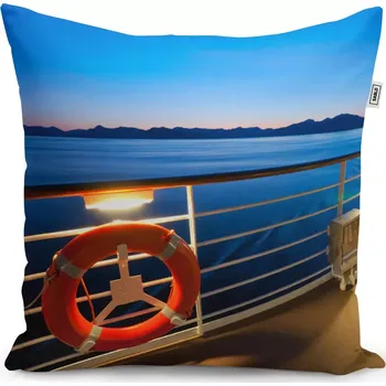 Polštář Sablio Polštář Pohled z lodě - 50x50 cm