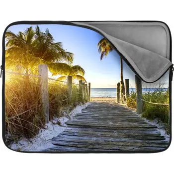 pouzdro na notebook Sablio Obal na notebook Cestička na pláž - 13"