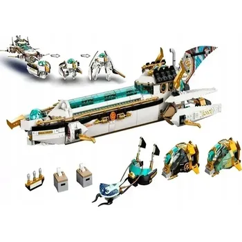 ostatní stavebnice Stavebnice - Hydro Loď, ponorka + 10 figurek. 1159 dílků.