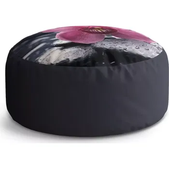 Taburet Sablio Taburet Circle Orchidej: 38x48 cm