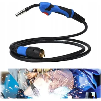 Příslušenství ke svářečce Hořák MB-15 5m Euro MIG MAG pro svářečku ocel CO2 plyn Hořák