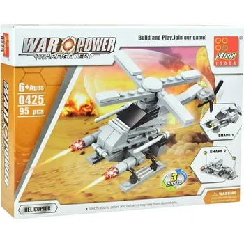 ostatní stavebnice Stavebnice 95 dílků War Power - vrtulník