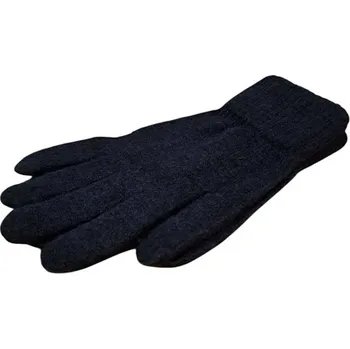 Rukavice Aura Via Rukavice s vlnou Alpaka Tmavěmodré