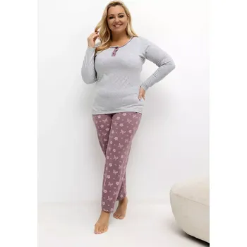Pánské pyžamo Pohodlná pyžama pro plnoštíhlé model 221187 Forever Pink 3XL