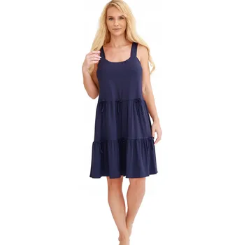 Podprsenka Spodnička Fulha 2XL XXL Modrá Tmavě modrá Lehká Šaty Mašličky Viskóza