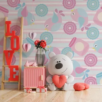 Tapeta Sablio Tapeta Roztomilí ptáčci - 125x75 cm