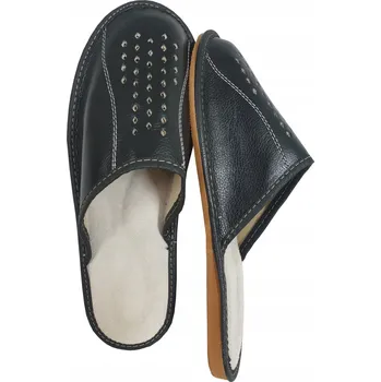 Dámské pantofle Papuče černé, elegantní, pohodlné, prodyšné, bačkory, podomky, velikost vel.