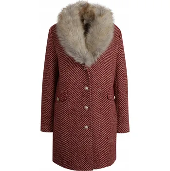 Dámský kabát Orsay dámský kabát červený klasický bez kapuce velikost 42