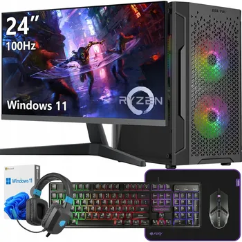 Stolní počítač POČÍTAČ GAMER PRO RYZEN 9 5900X RTX 5060 32GB SSD 1TB WINDOWS 11 + MONITOR