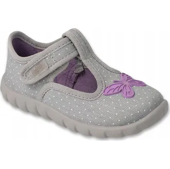 Dívčí bačkory BEFADO dětské papuče s pružnou podrážkou FLEXI 627P004, velikost 24