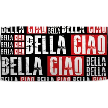 Osuška Sablio Ručník La Casa de Papel Professor or Bella Ciao motiv 2 - 30x50 cm