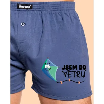 Trenýrky Bastard Do větru pánské trenky Blue