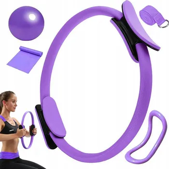 RING NA CVIČENÍ OBROČ PRO PILATES KRUH NA JÓGU FITNESS SADA 5 KS