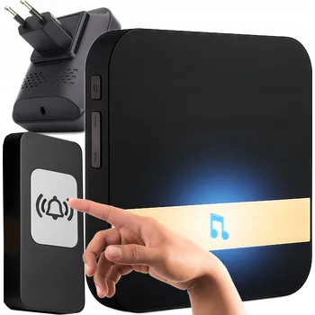 Domovní zvonek Bezdrátový zvonek RETOO s dosahem 300 m a hlasitostí 110 dB