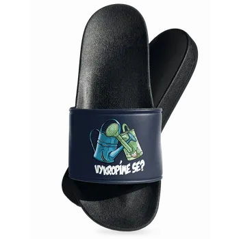 Pánské pantofle Bastard Vykropíme se pantofle Navy