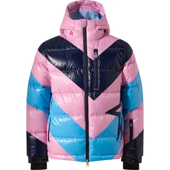 Cyklistické kalhoty Dětská péřová bunda - Perfect Moment Super Mojo Jacket Pink/Blue