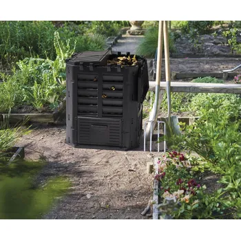 Kompostér Zahradní kompostér velký 300 l s větracími otvory PARKSIDE