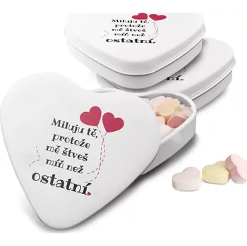 Bonbon Sablio Bonbónky Miluju tě, protože mě štveš míň než ostatní - 3 ks