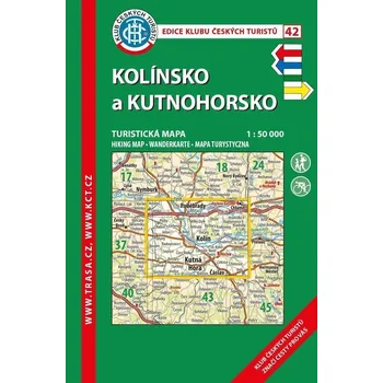 KČT 42 Kolínsko a Kutnohorsko 1:50 000 Turistická mapa, 1. vydání