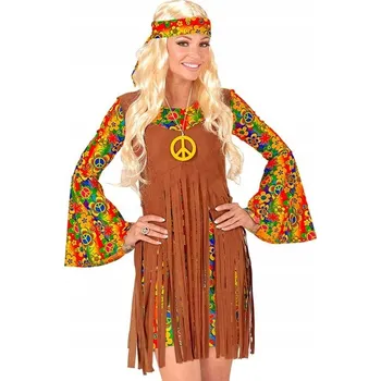 Karnevalový kostým KOSTÝM HIPPIE HIPPIES HIPPI LÉTA 70 xl