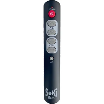 Dálkový ovladač SEKI SLIM černý dálkové dálkový