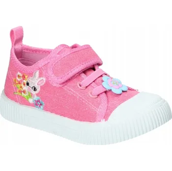 Dívčí tenisky AMERICAN CLUB TEN156 Dětské tenisky/plátěnky na suchý zip, kožená stélka, velikost 24