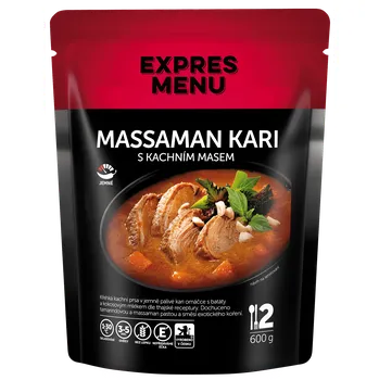 Hotové jídlo Massaman kari s kachním masem 2 PORCE