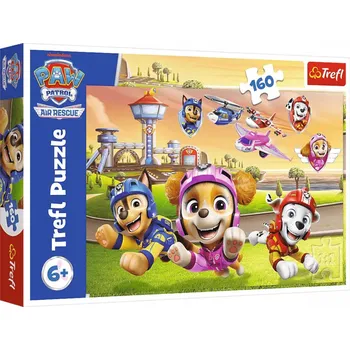 Puzzle Trefl Puzzle 160 dílků - Psi vedou, Tlapková patrola