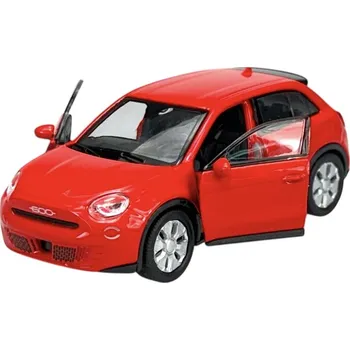 autíčko WELLY NOVÝ FIAT 600E ČERVENÝ 1:34 KOVOVÝ MODEL 43866