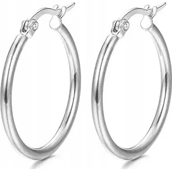 Náušnice Náušnice Small Round - Stříbrná KP-28332