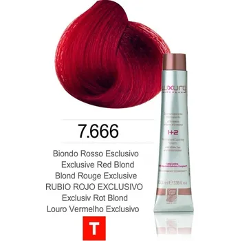 Barva na vlasy Green Light barva na vlasy Luxury 7.666 100 ml